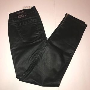 White House Black Market coated skimmer jeans